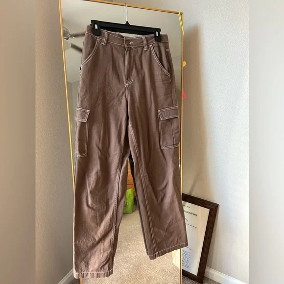 Brown cargo pants from H&M